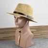 Raffia Panama Strohhut großer Kopfumfang Männer und Frauen Sommer Sonnenschutz Meer Sonnenhut mit großem Kopfumfang