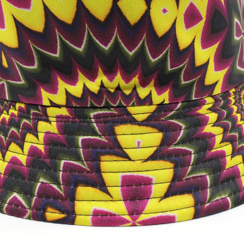 Vortex Tie-Dye Hat Men And Women Street Outdoor Casual Visor Couple Bucket Hat
