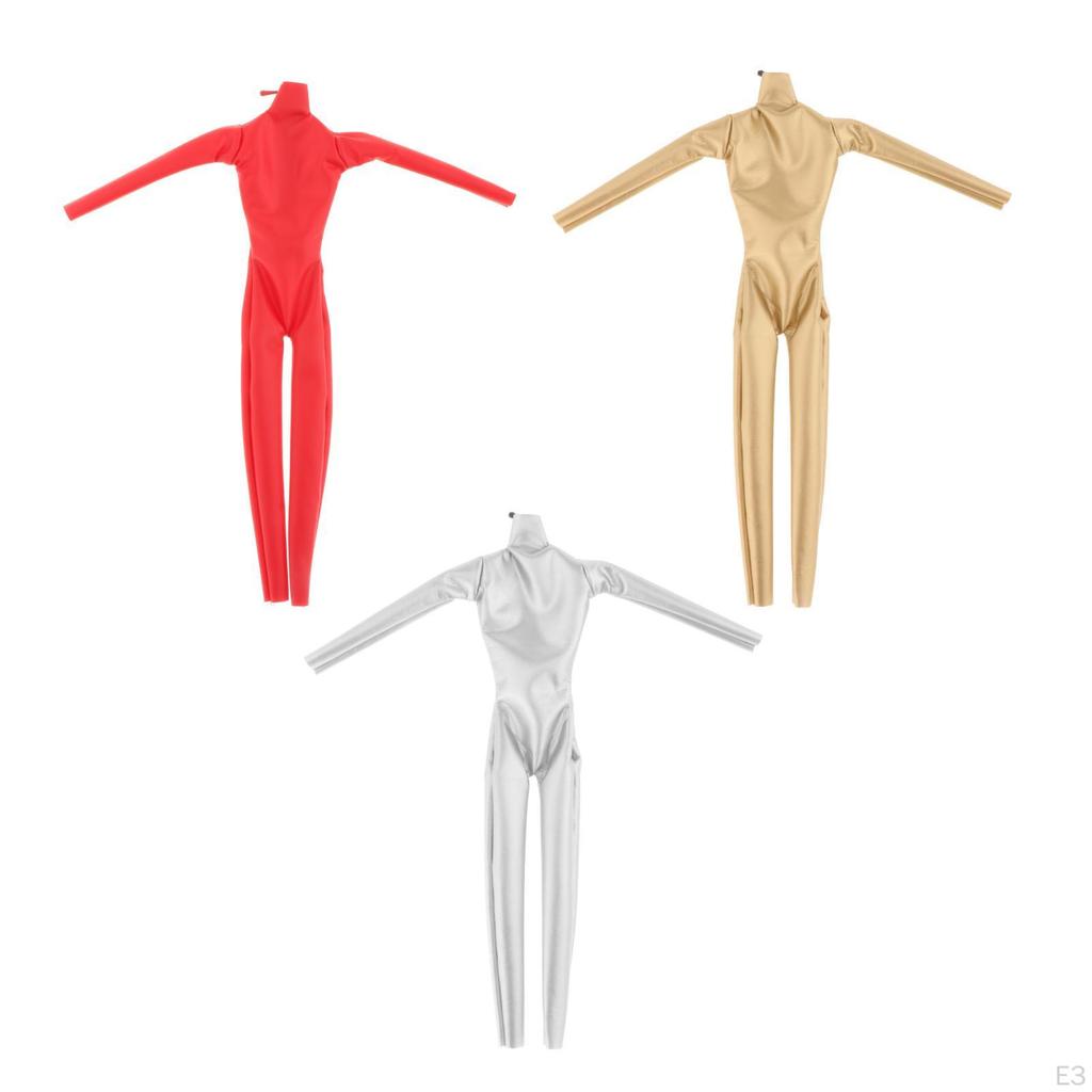 1/6 Clothes Fashion Comfortable PU DIY Project Gifts Stand Jumpsuit Coat for Figures Body Accs Dress