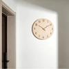 Nbdeal Wall 30cm Continuous Second Wooden Wooden Clock, Radio-Controlled, Silent, Analog, Diameter, Hand, Dial, Hands, M-321