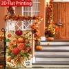 2D Flat - 2D Flat Thanksgiving Pumpkin Hello Fall Flower Garden Flag 3 (1) Outdoor Garden Flag Double-Sided Home Decoration Courtyard Decoration Outd