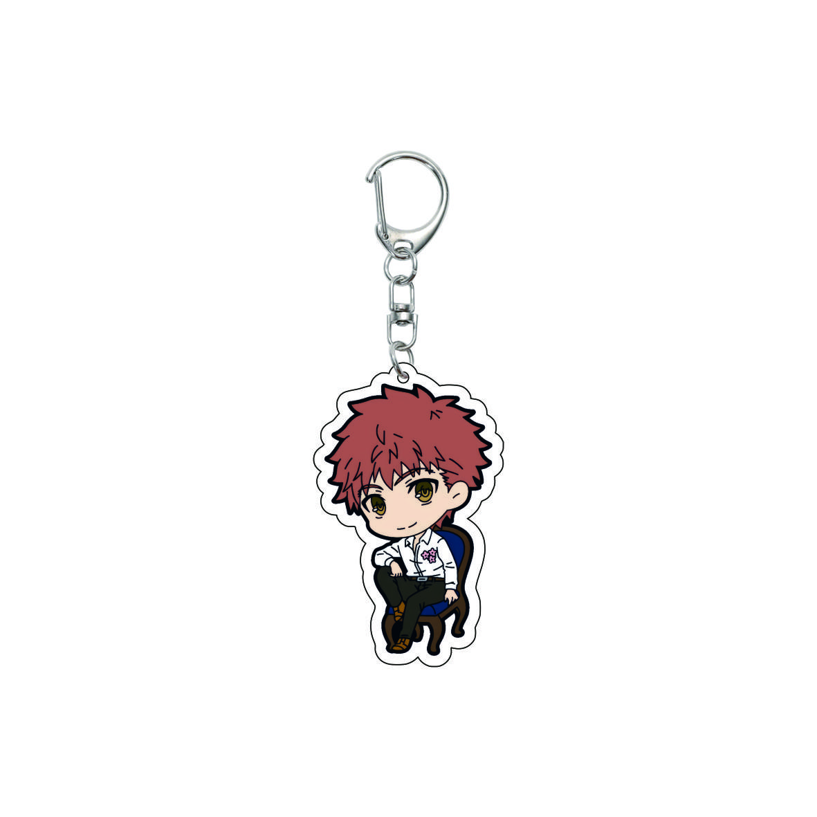 

55MM Anime Fate/Grand Order Keychain Fujimaru Ritsuka Mash Kyrielight Astolfo Key Chain Acrylic Model Plate Christmas Gifts 55MM