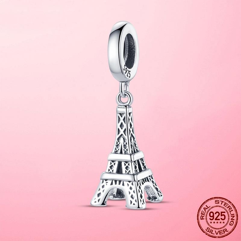 New 925 Silver Snake Coffee Cup Dog CZ Cactus Charms Beads Fit Original Women Bracelet Fine Silver Jewelry Gift