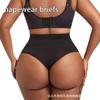 High-waisted Briefs with Waist-shaping and Tummy-control Properties Plus-size Thong Underwear