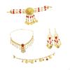 Belly Dance Jewelry Set Dancing Prop Hair Chain Tassel for Performances Party