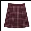 Slimming White Hot Girl Shirt & Plaid School Skirt Set: Genuine Student Style with Pure, Desired Aesthetics