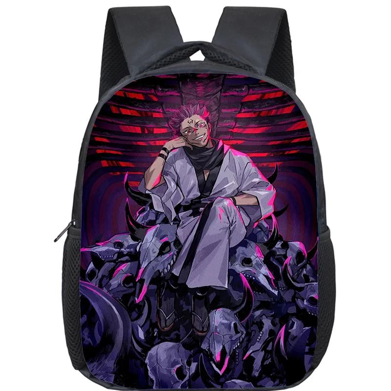 Anime Jujutsu Kaisen Backpack Boys Girls Kindergarten Book Bag Children School Bags Manga Gojo Satoru Yuji Itadori Backpack Gift