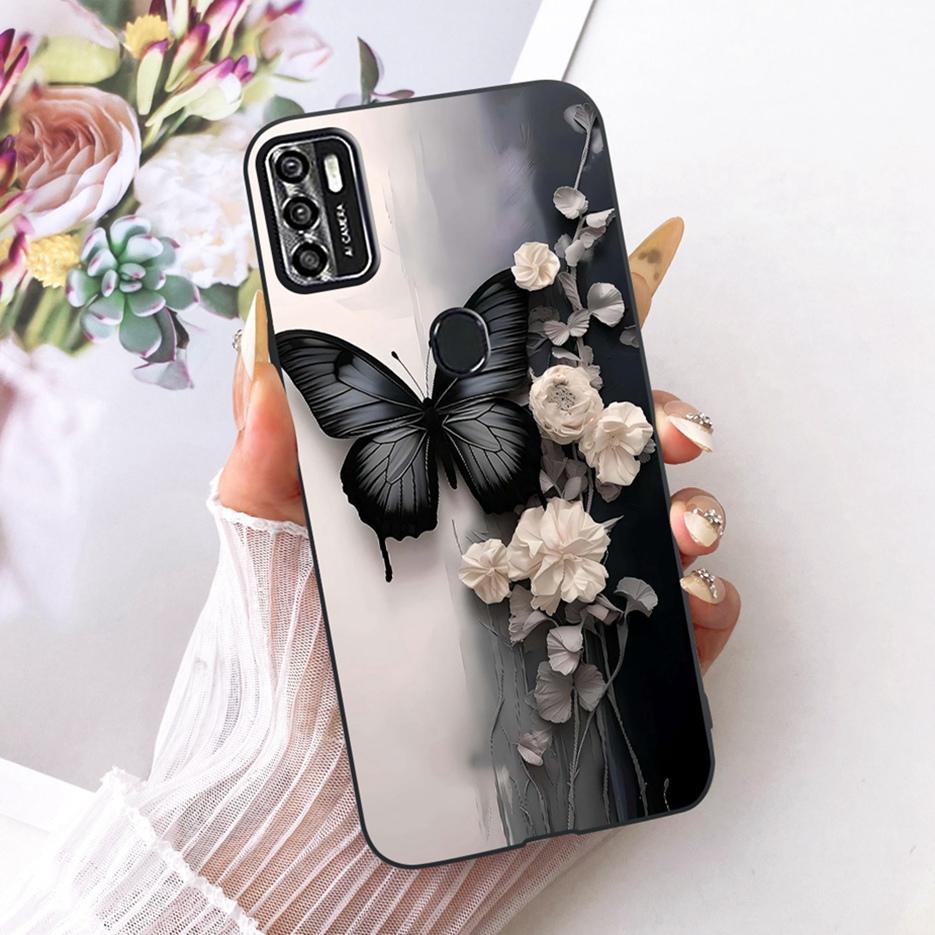 For ZTE Blade A7s 2020 Case A7020 Cute Lion Fashion Painted Cover Soft TPU Matte Phone Case For ZTE Blade A7s 2020 BladeA7s Bags