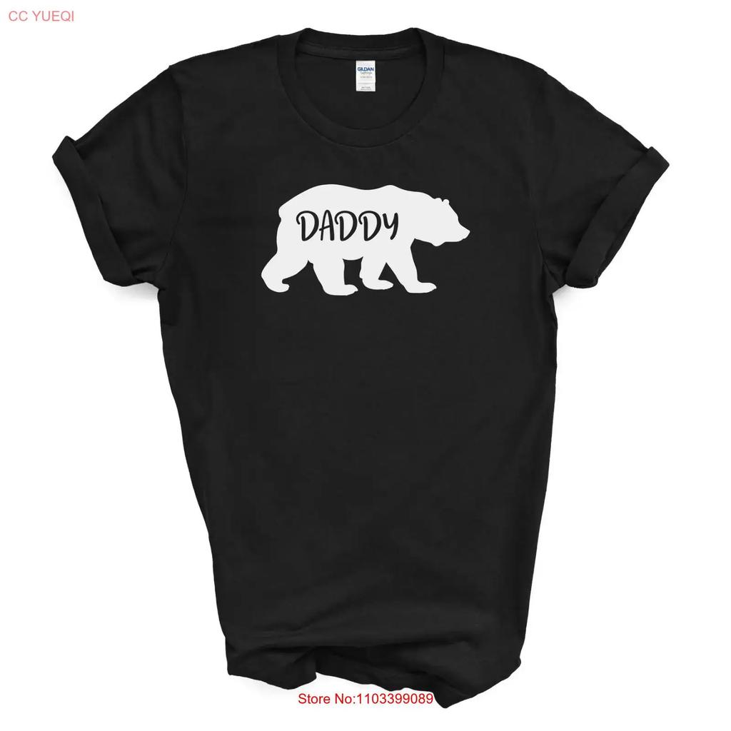 Daddy Bear T Shirt Vintage Versatile Unisex Streetwear Slightly Soft Homme Graphic Top For Everyday Wear