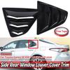 For Toyota Camry Sedan 2018  - ABS Plastic Rear Window Quarter Louver Cover Side Vent Trim Car Adhesive Accessories