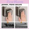 Modern Minimalist Folding Towel Rack With Suction Cups For Bathroom And Kitchen Storage