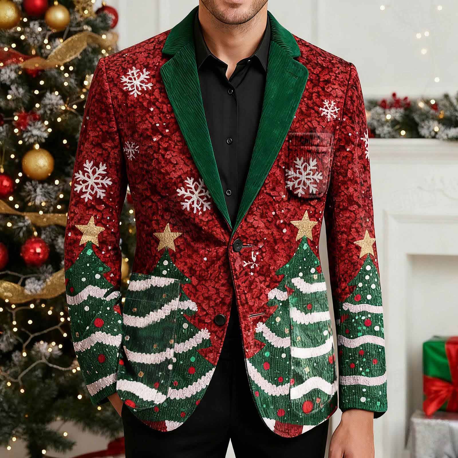 

Чоловічий друкований вельветовий теплий піджак-кардиган з кишенями, чоловічий повсякденний костюм XL