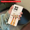 2DFlat Xiaomi Redmi phone caseCute Giraffe Couple Love Design Phone Casesuitable for Redmi Note 11 12 13 14 A3 K80 15 17 Ultra