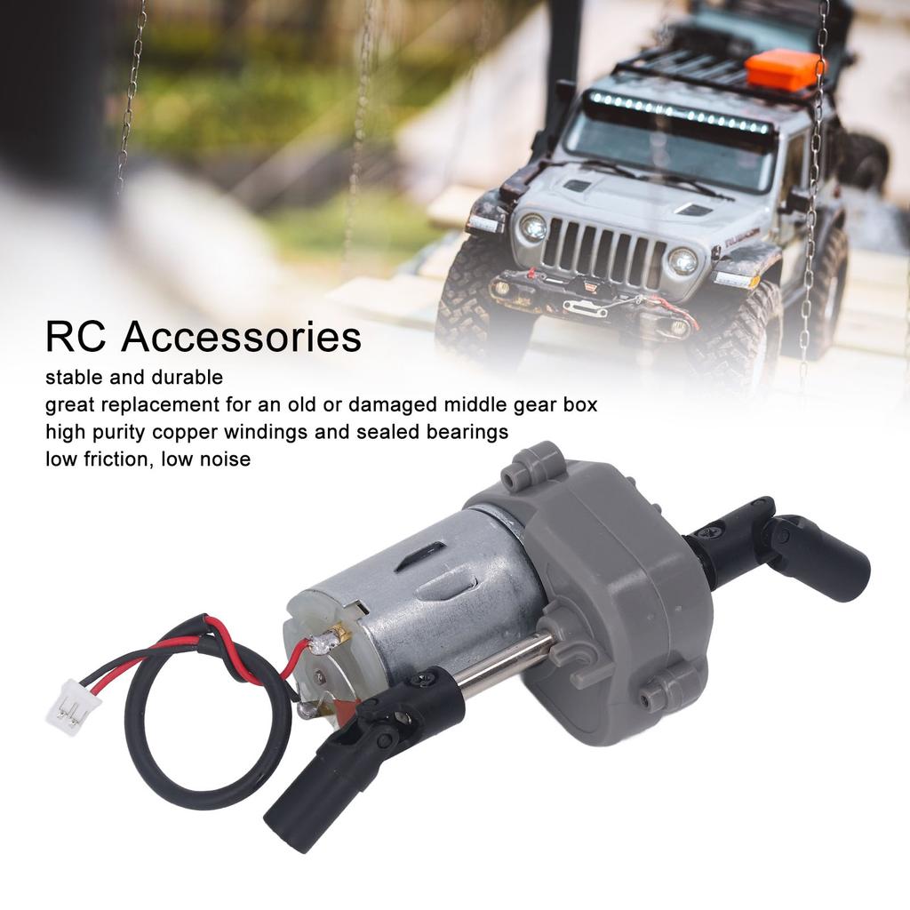 280 Motor Gear Box Low Friction Low Noise Replacement Metal RC Motor Power Box for MN78 1/12 RC Cars