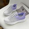 Women's Lightweight Sneakers Breathable Outdoor Running Sports Shoes Lace Up Shoes