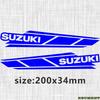 AAGJ1 Decalcomania in Vinile Adesivo Logo Suzuki Adesivi Moto Kit Riflettente per Casco