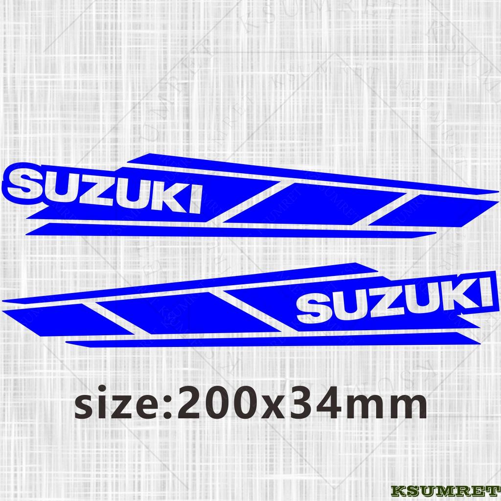 AAGJ1 Decalcomania in Vinile Adesivo Logo Suzuki Adesivi Moto Kit Riflettente per Casco