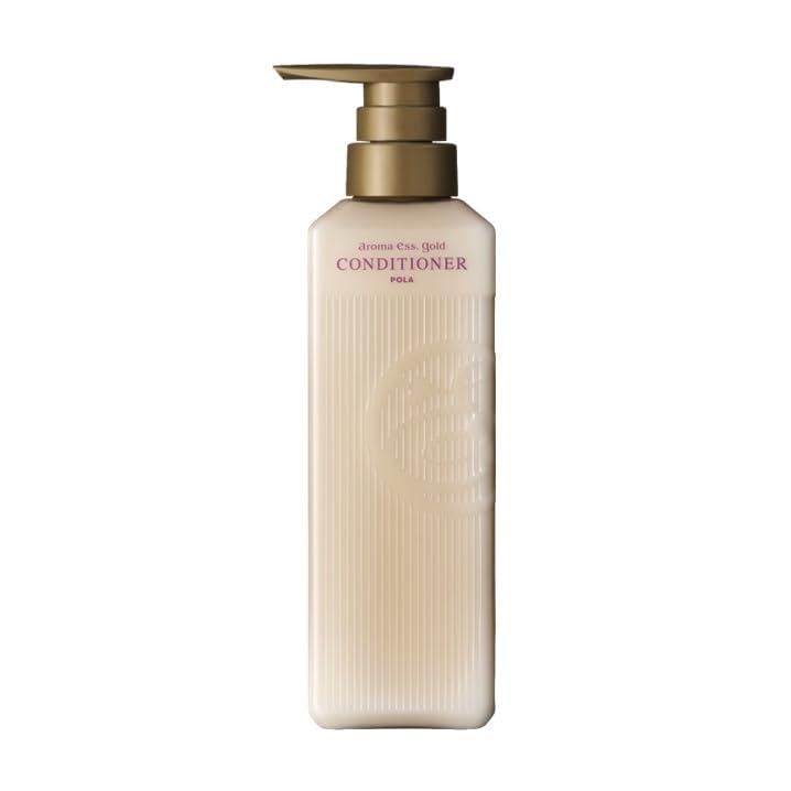 POLA Aroma Esse Gold Shampoo N x Conditioner N x Körperseife N Set 470ml mit Reiseflasche 3-teilig