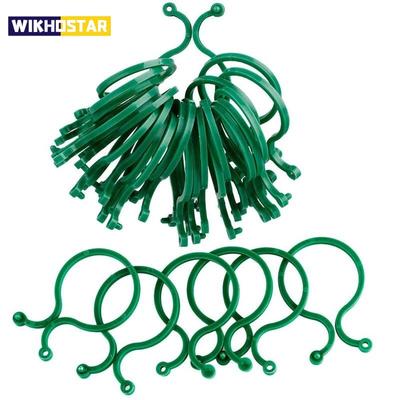 50 stuks/100 stuks Tuinclips Trellis voor Wijnstok Groente Tomaten Om Rechtop te Groeien Tuin Plantenstandaard Gereedschap Accessoires Plantenondersteuning