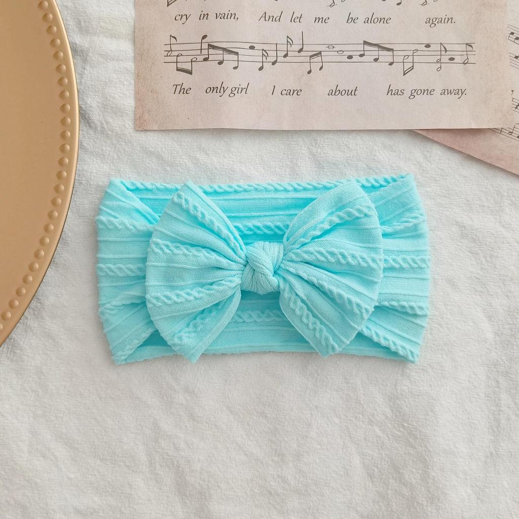 European & American Elastic Nylon Bow Baby Headband Hair Accessories