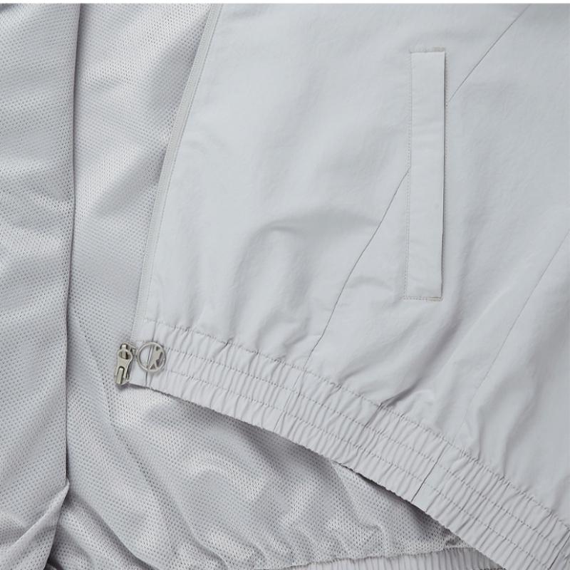 Reebok Legend Warm Up Windbreaker   Gray Reju5ej13g1