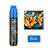 1pcs 15mm Large Capacity Acrylic Marker Pen Water-Based Painting & Graffiti Brush Pen For Art Use Student Back To School