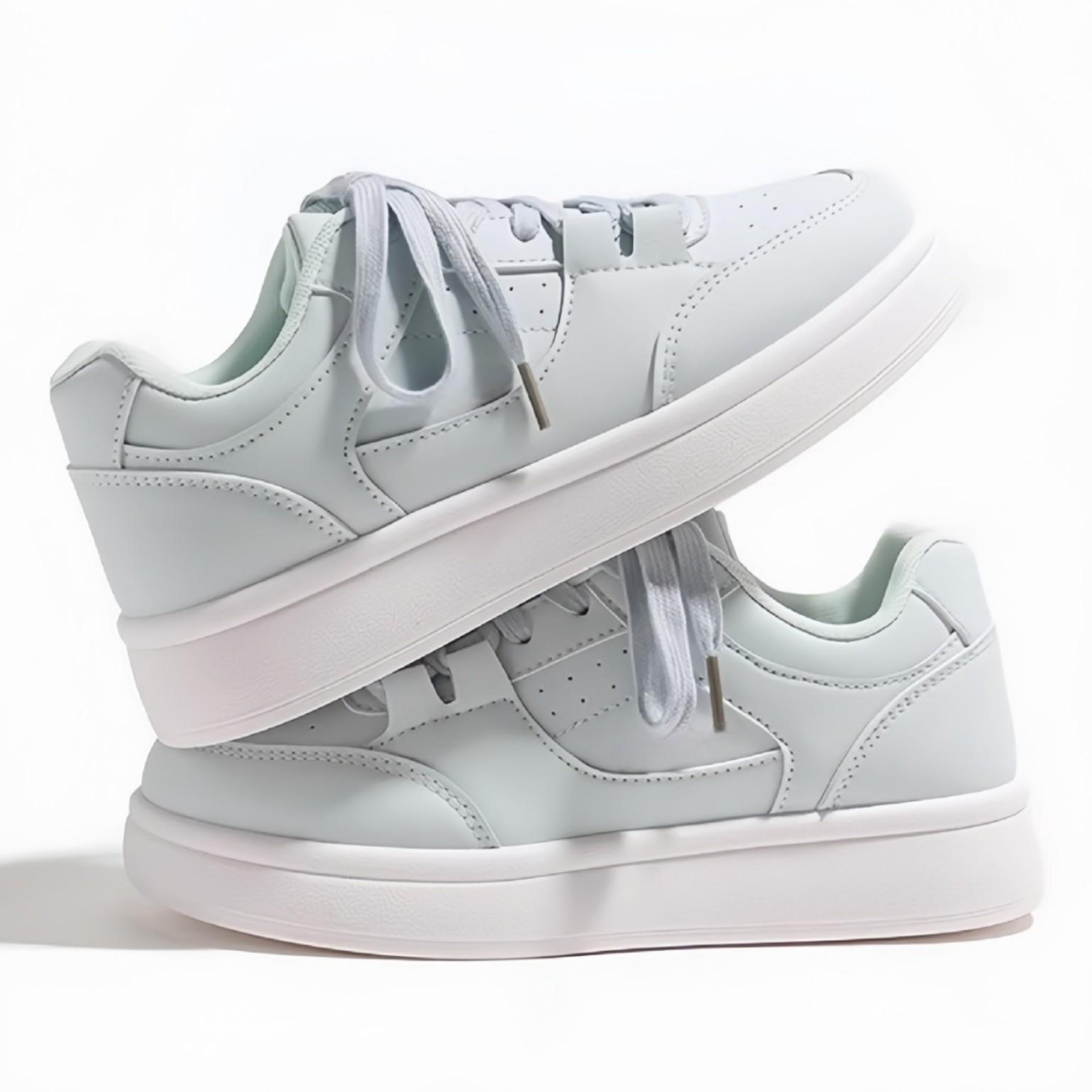 

Korean version of non-slip and wear-resistant sports shoes women s 2025 spring new trend lightweight casual shoes versatile board shoes women 40 зелёный