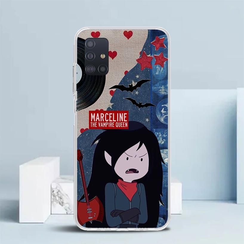 Adventure Marceline Jujuba Soft Cover for Samsung Galaxy A12 A22 A32 A52 A72 A02S Phone Case Note 20 Ultra 10 S10 Plus A51 A71 A