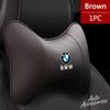 Car Seat Neck Pillow Headrest Rest Cushion Leather Accessories For BMW 1 3 5 7 Series X1 X3 X5 F10 F15 F16 F20 M3 M4 E34 sticker ulcr72