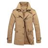 Men's Winter Jacket Windbreaker Military Army Waterproof Men Long Thick Fleece Warm Trench Jacket Coats