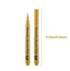 Set of 5 Metallic Glitter Markers in Golden and Silver Colors, Perfect for Creating DIY Photo Albums, Decorating Black Cards, Ma