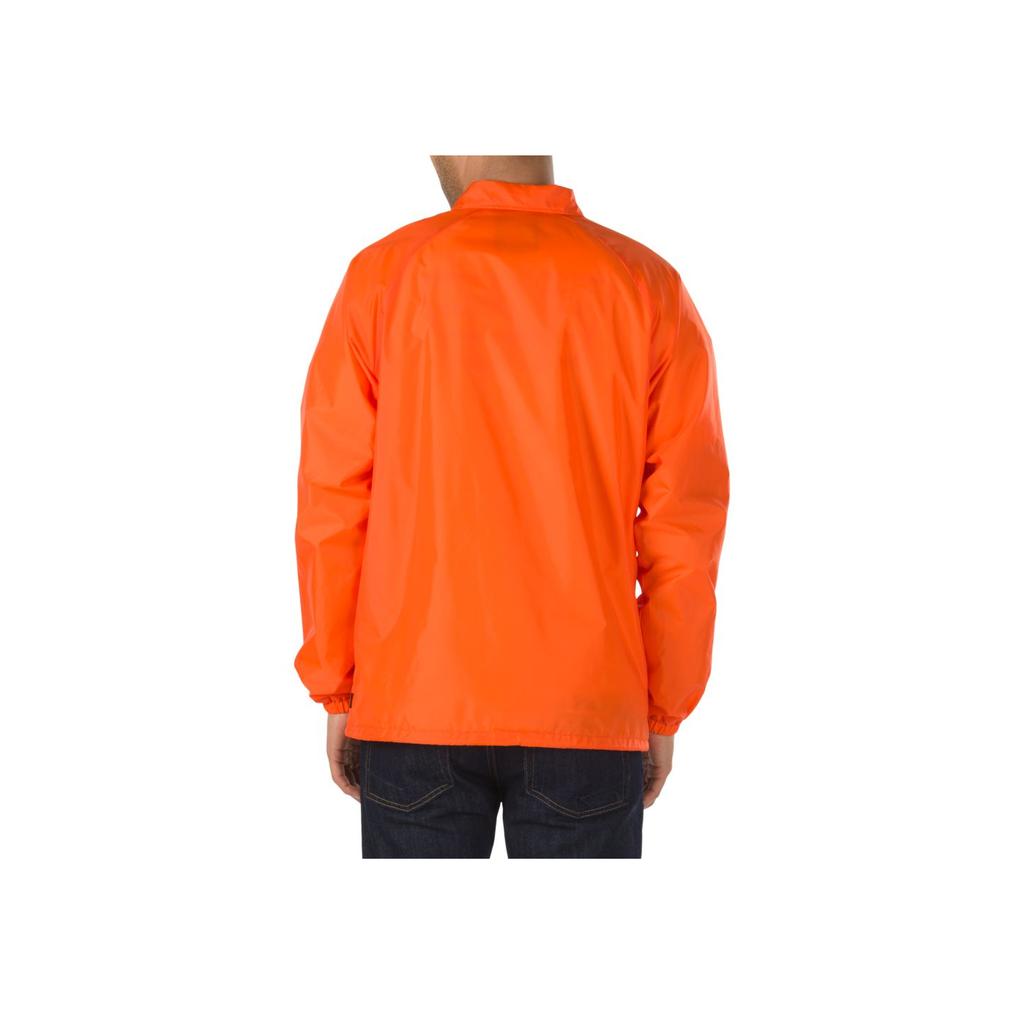 Vans Letter Logo Print Polo Loose Jacket Unisex Jacket Orange VN0002MUFLM