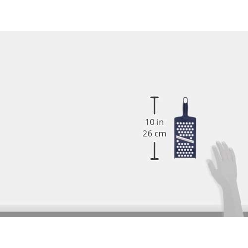 Delish Kitchen Pearl Metal Grater, Navy, 24.5 x 9 x 2 cm, PC Slicer, CC-1268