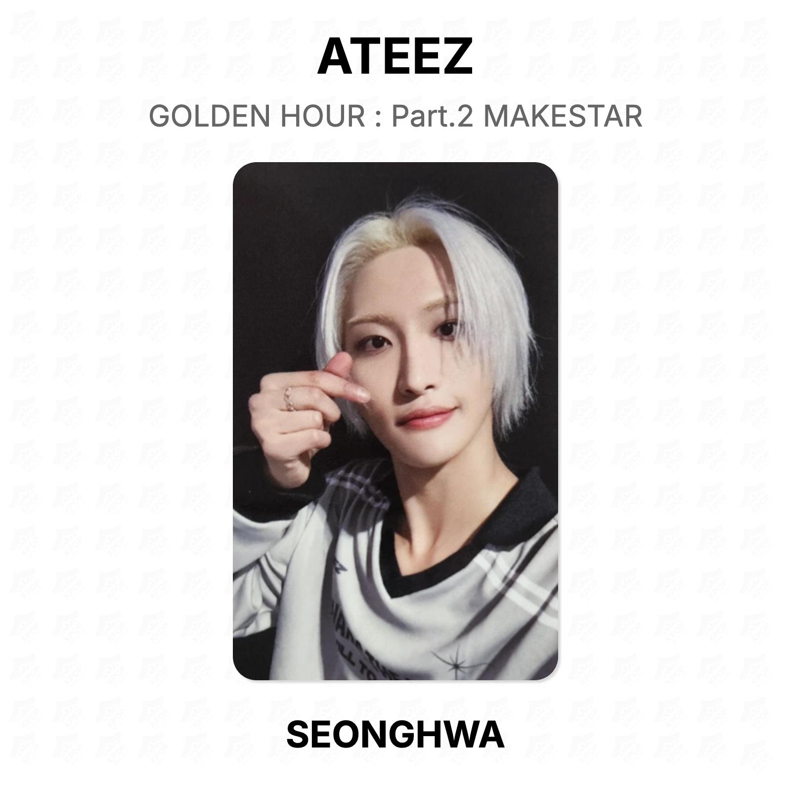 ЗОЛОТОЙ ЧАС ATEEZ : Часть 2 Официальная фотокарточка MAKESTAR SEONGHWA