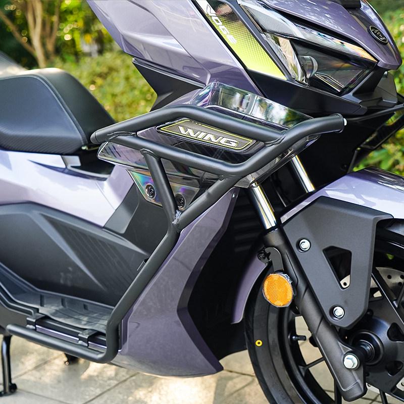 Stepless SR150R Bumper Bars with Exhaust Protection & Comfort Backrest Modification