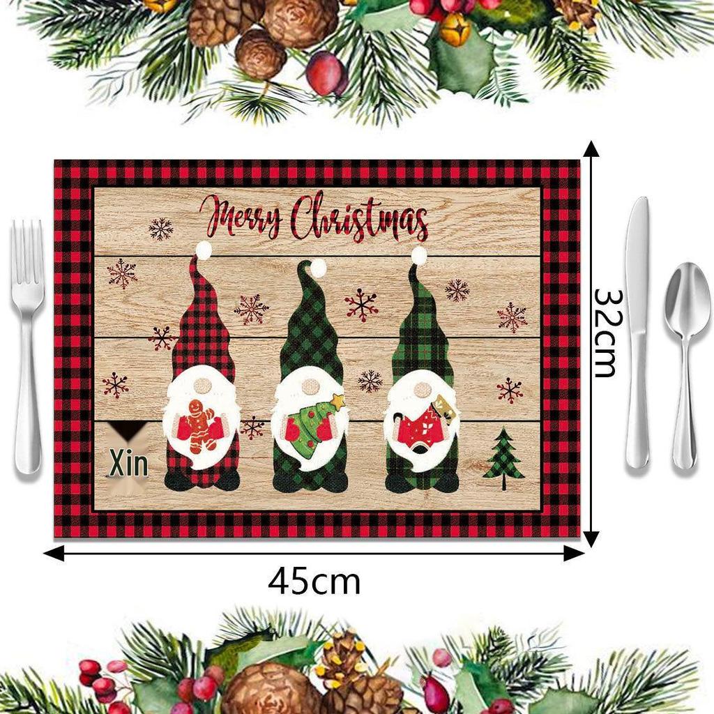Bestselling Christmas Table Mat: Versatile Heat-Resistant Decorative Placemat
