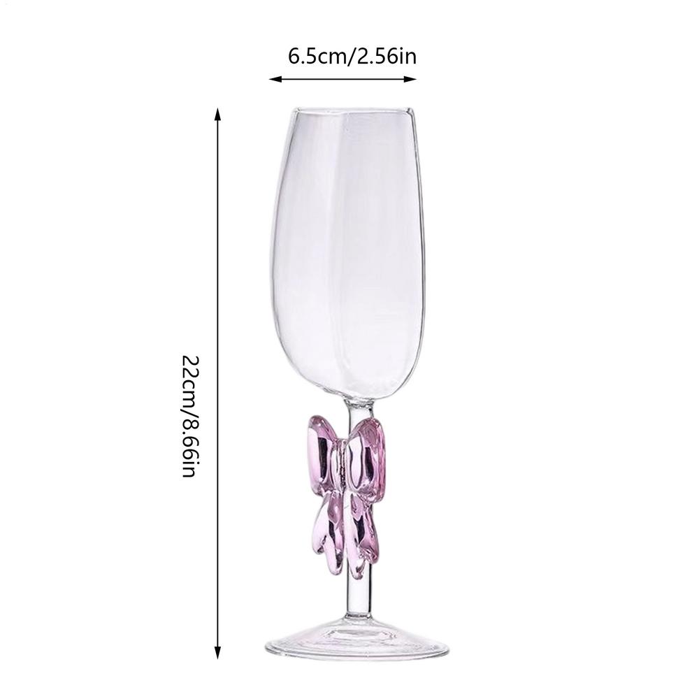 

Semicircular Red Wine Cups Creative Crystal Glass Portable Clear Half Wine Glass fun European Creative Long-Stem Wine Glass 6.5x22cm