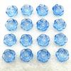 15pcs 20mm Colour Rose Flower Acrylic Loose Spacer Beads for Jewelry Making DIY Bracelet Accessories