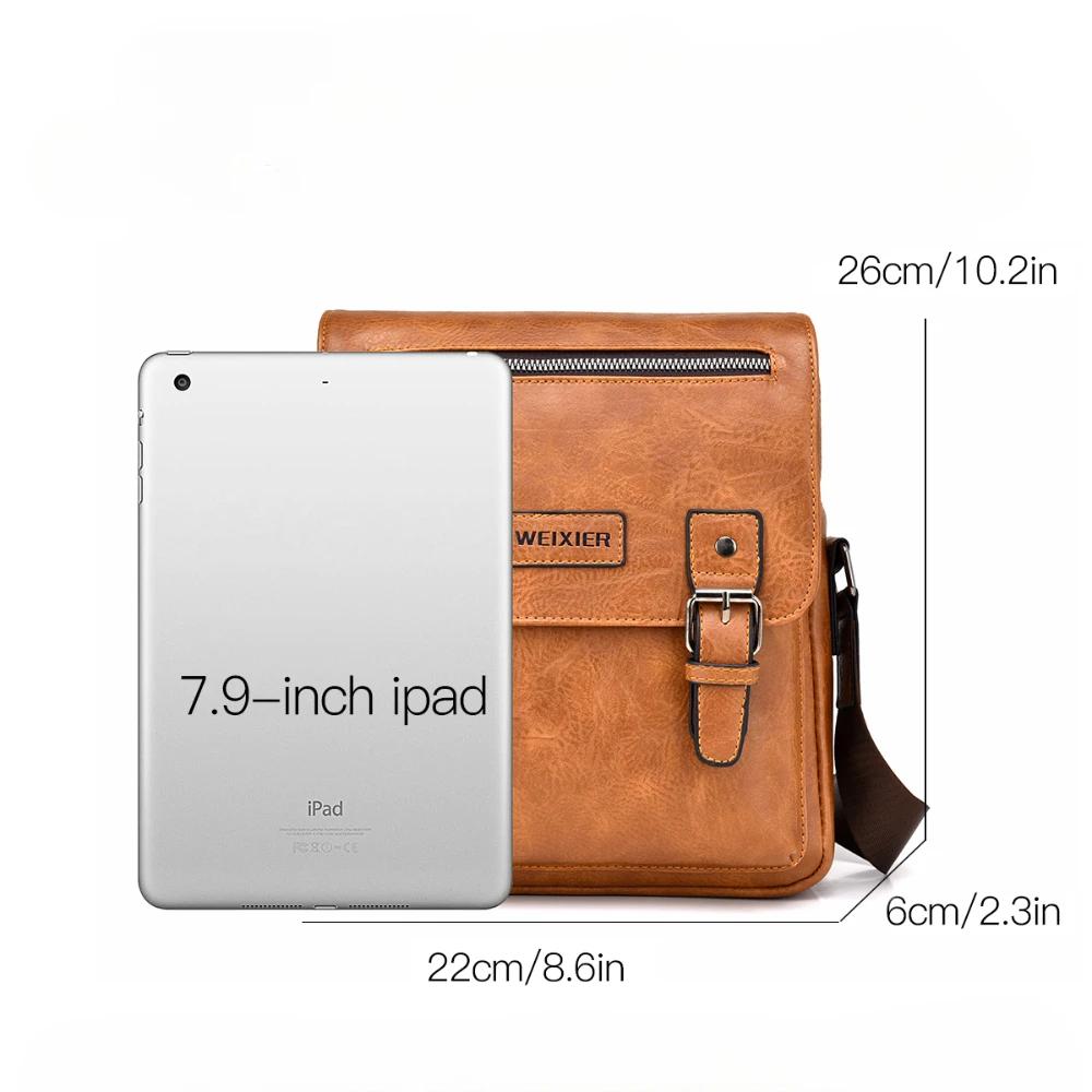 Men's Bag Fashion Shoulder Bag Husband 7.9-inch iPad Crossbody Bag Quality Luxury Handbag Short Distance Travel Messenger Bags