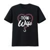 Tow Truck Wife T Shirt Driver Towing  Vintage Washed Comfortable Stylish Breathable Graphic Top For Everyday Wear Slightly