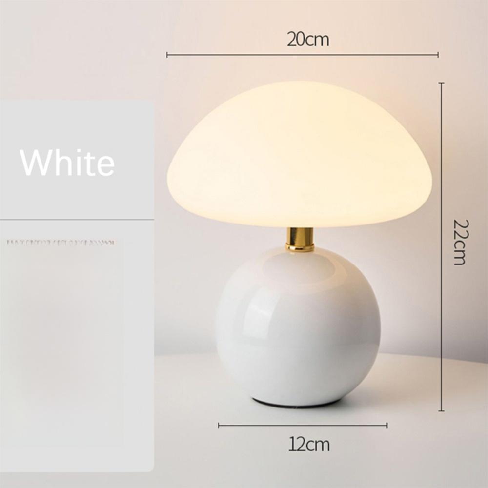 Tri Color Dimming Table Lamp USB Plug Atmosphere Light Creative Mushroom Bedside Lamp  Living Room
