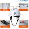Construction Safety Helmet Thicken ABS Breathable Hard Hat With Reflective Stickers Protective Helmet for Engineer Workplace Hat