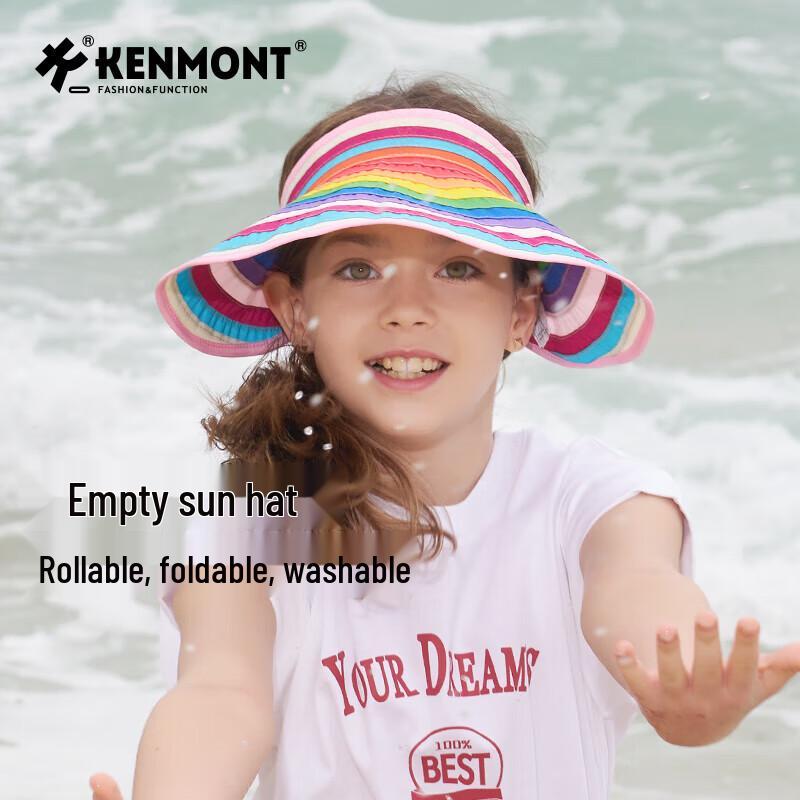 Детский козырек от солнца Kenmont с радужной полосой One Size