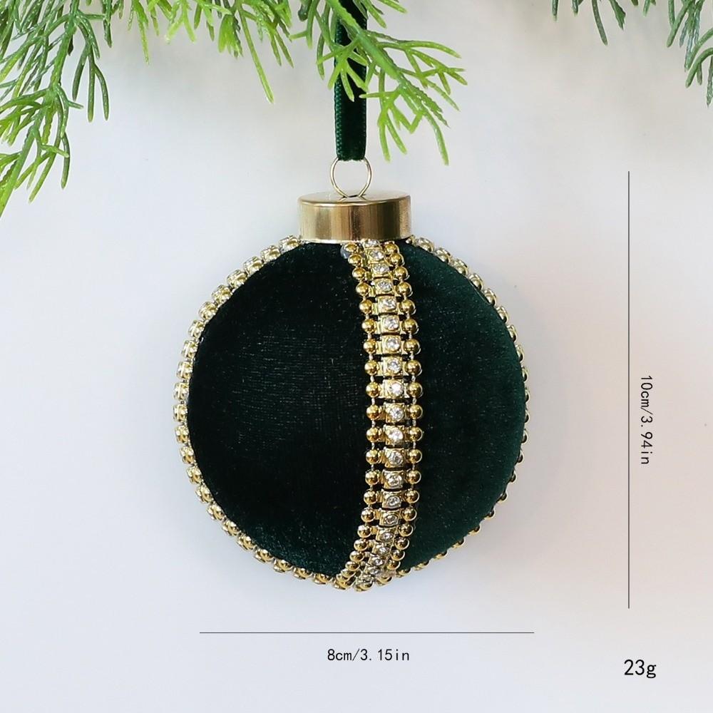 Plastic Hanging Ball Ornaments 8cm Christmas Decorative Ball  Xmas Holiday Decoration