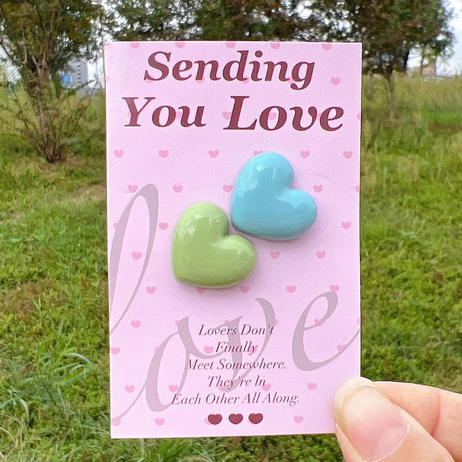 

6 шт. Карманная открытка, украшение, подарок, сделай сам, открытка на День святого Валентина, открытка на объятие, любовная открытка для детей, друзей, влюбленных, товары для вечеринки по случаю Дня святого Валентина One Size