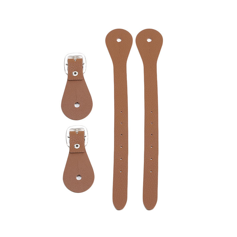 

1Pair Adjustable Equestrian Spur Straps Durable PU Leather Boot Straps For Men Women Horse Riding Accessories