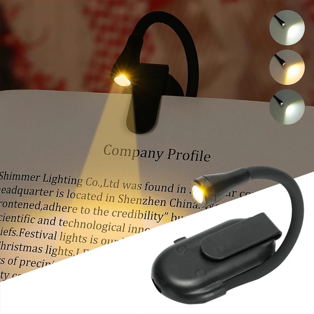 Rechargeable Clip-on Night Lights Mini Led Book Lamp Portable Reading Book Light  Bedroom