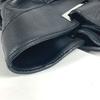 LOEWE Logo Anag Lamb Hand Bag Shoulder Bag Tote Bag Leather Black/White