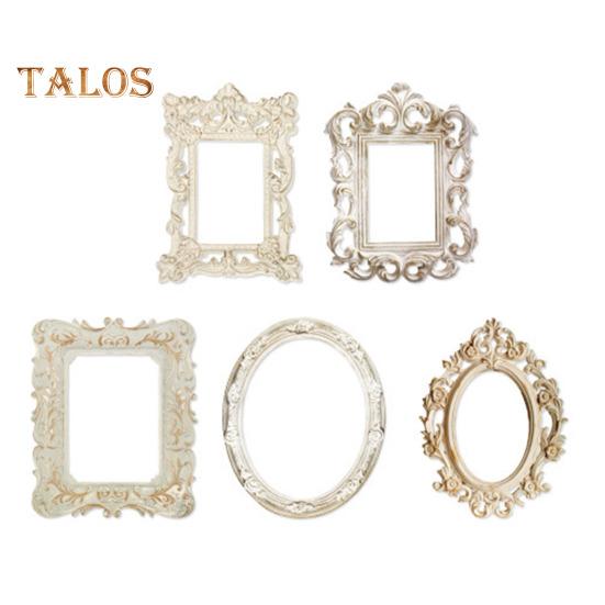 5 szt. Wytłoczone naklejki w stylu retro, wklęsłe wzory, materiały do scrapbookingu, zestawy do tworzenia koronek, ramki na zdjęcia