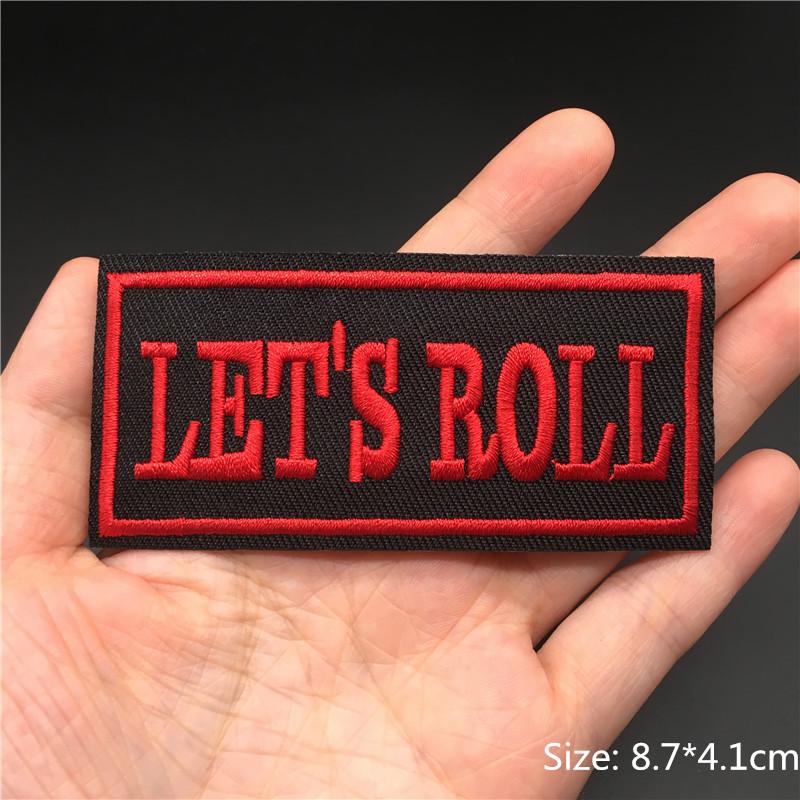 Letters Embroidered Patches For Clothing Iron On Patches Text Diy Appliques For Clothes Jacket Stripes Slogan Stickers